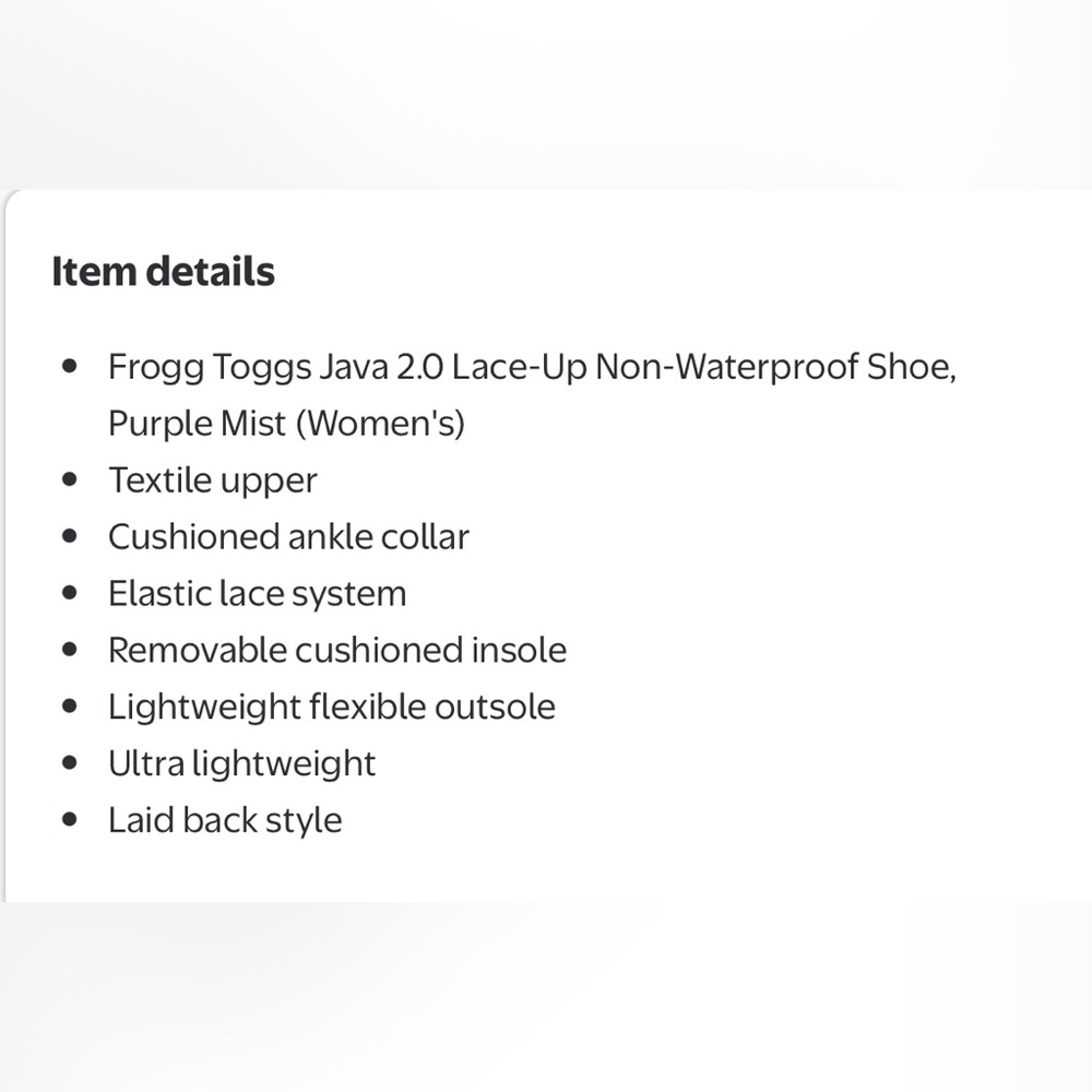 Frog Toggs Java 2.0 Purple Mist size 5 Women’s Slip Ons NWT - Picture 10 of 10